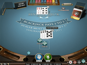 Online blackjack