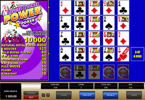 Online video poker