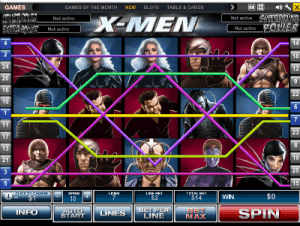 X-Men online slots by Playtech