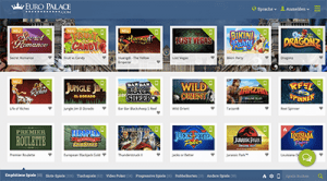 Euro Palace online casino website for Germans