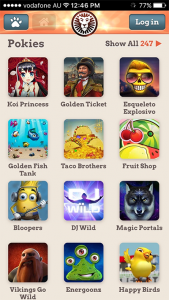 iPhone and Android mobile slots games