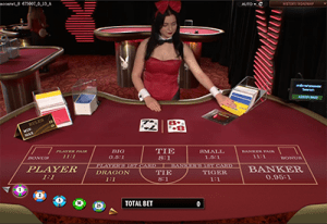 Playboy Bunny live dealer baccarat