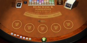 Playtech Blackjack Surrender