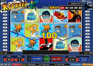 Kickass online slots by 1x2Gaming