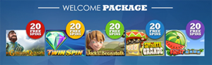 Slots Million online casino welcome package