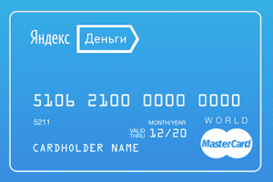 Yandex.Money payment card