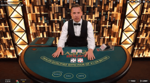 Progressive jackpot live dealer
