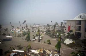 St Martaans after Hurricane Irma