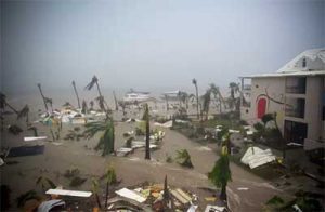 Hurricane Irma hits hard St Martaans after Hurricane Irma